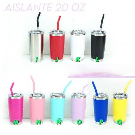 TERMO AISLANTE CON POPOTE 20 OZ